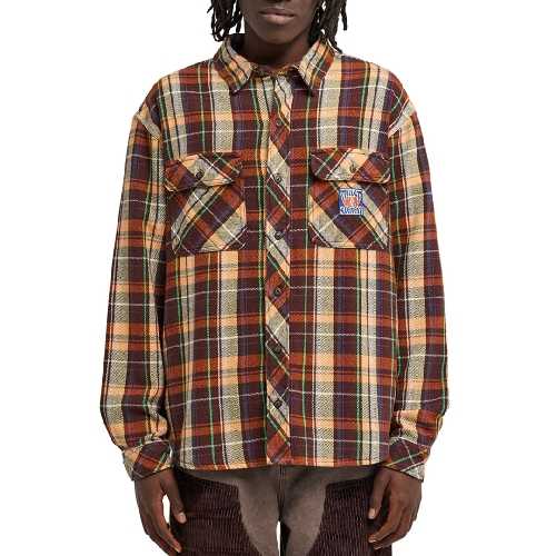 ELEMENT MXE FLANEL SHIRT flame hueco plaid