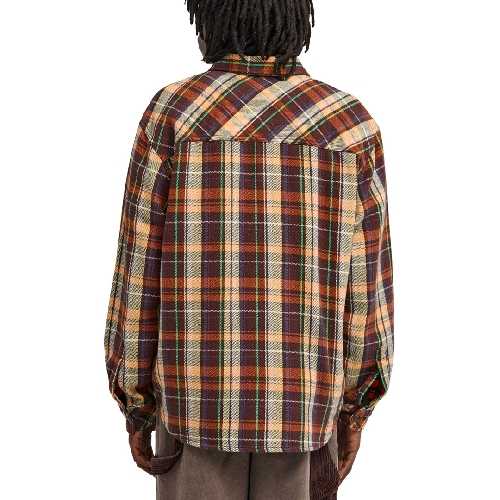 ELEMENT MXE FLANEL SHIRT flame hueco plaid