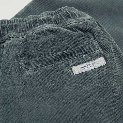 ELEMENT RELAX COMFORT CHINO CORDUROY YOUTH PANT dark slate