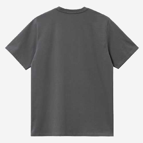 CARHARTT WIP AMERICAN SCRIPT TSHIRT Graphite