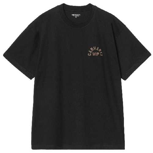 CARHARTT WIP ARCH SCRIPT TSHIRT Black WIP H Brown