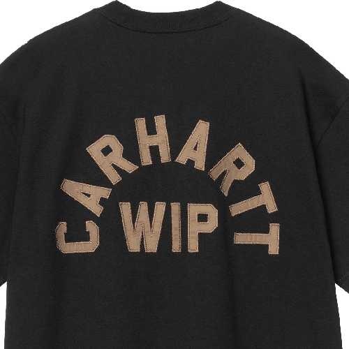 CARHARTT WIP ARCH SCRIPT TSHIRT Black WIP H Brown