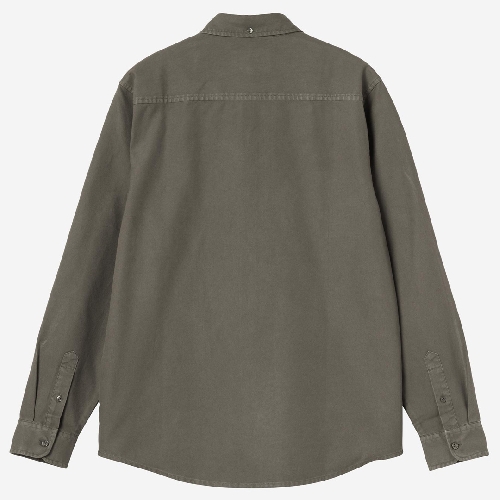 CARHARTT WIP LS BOLTON SHIRT Shungite garment dyed