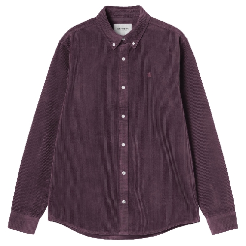CARHARTT WIP LS MADISON CORD SHIRT Cozy Purple