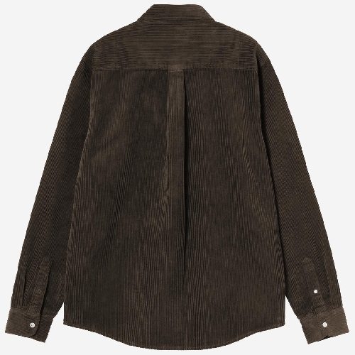CARHARTT WIP LS MADISON CORD SHIRT Tobacco