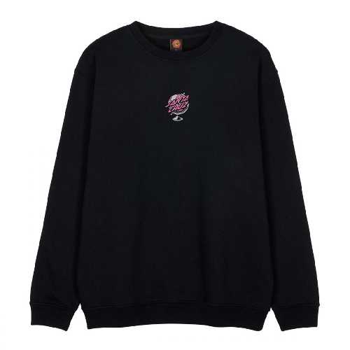 SANTA CRUZ KNIBBS CRYPTIC WORLD CENTRE CREW Black