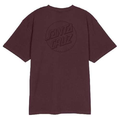 SANTA CRUZ TONAL OPUS DOT STRIPE TEE Dark Plum