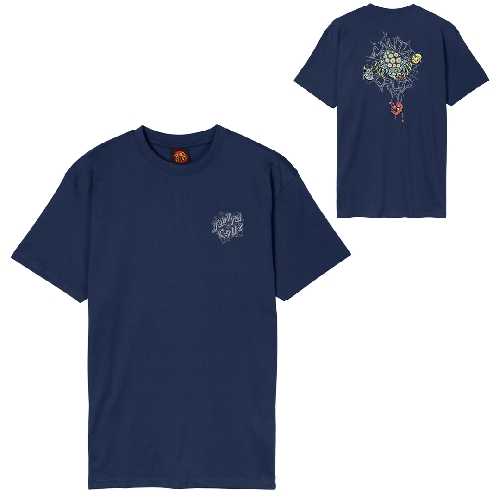 SANTA CRUZ DRESSEN SPIDER TEE Midnight Blue