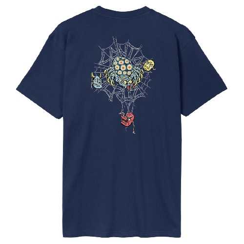 SANTA CRUZ DRESSEN SPIDER TEE Midnight Blue