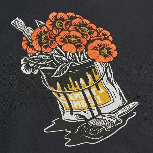 ELEMENT TIMBER FLOWER POT PO flint black