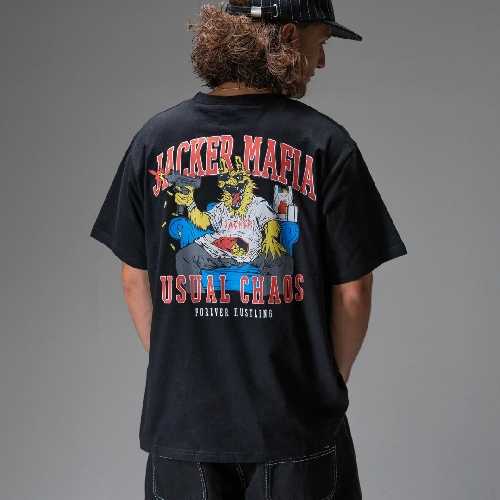 JACKER INSTINCT TEE Black