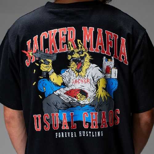 JACKER INSTINCT TEE Black