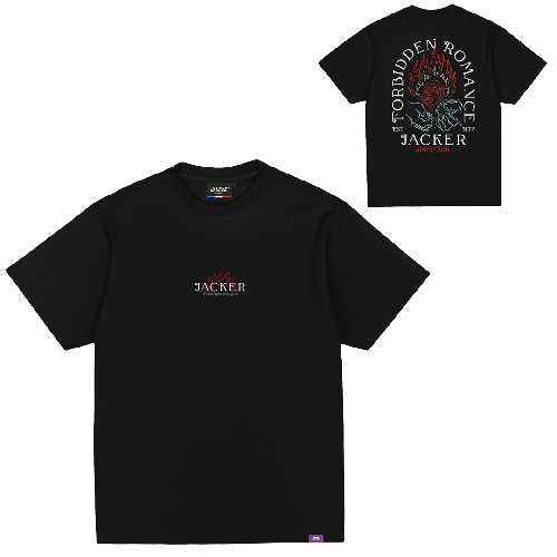 JACKER FORBIDEN ROMANCE TEE Black