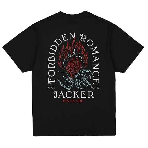 JACKER FORBIDEN ROMANCE TEE Black