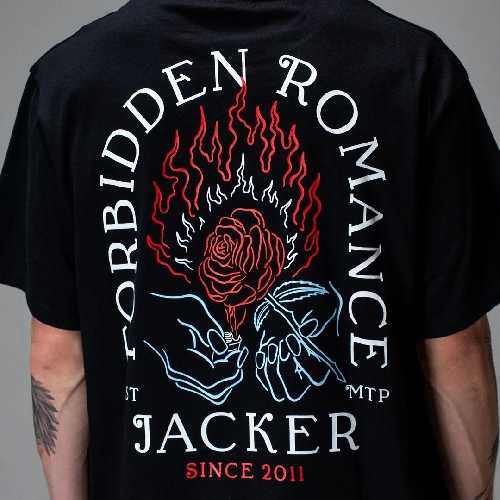 JACKER FORBIDEN ROMANCE TEE Black
