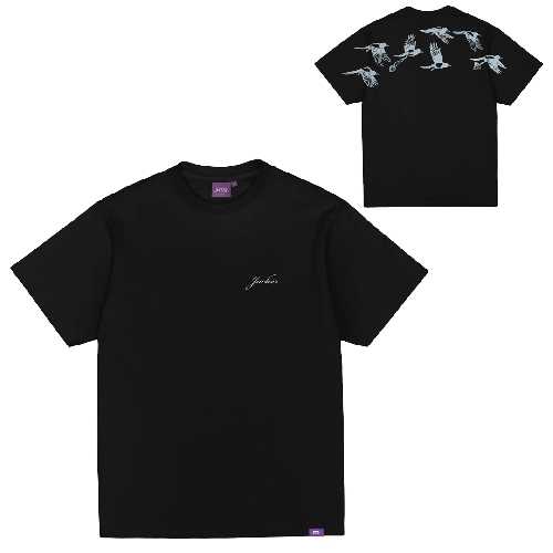 JACKER D.BIRDS COOPER TEE Black
