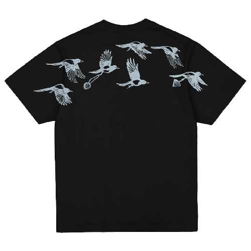 JACKER D.BIRDS COOPER TEE Black