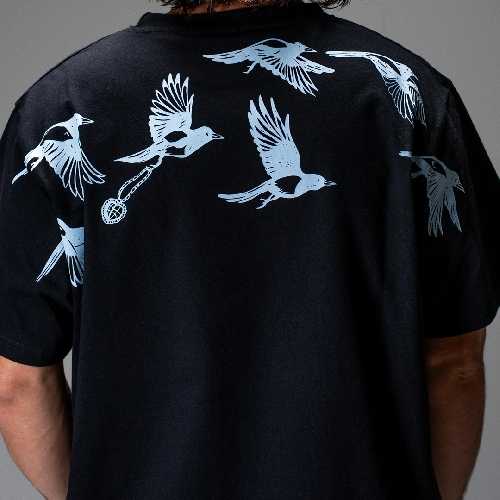 JACKER D.BIRDS COOPER TEE Black
