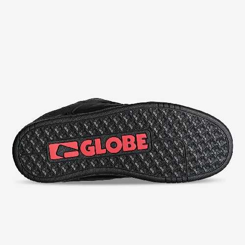 GLOBE TILT Black Red Tartan