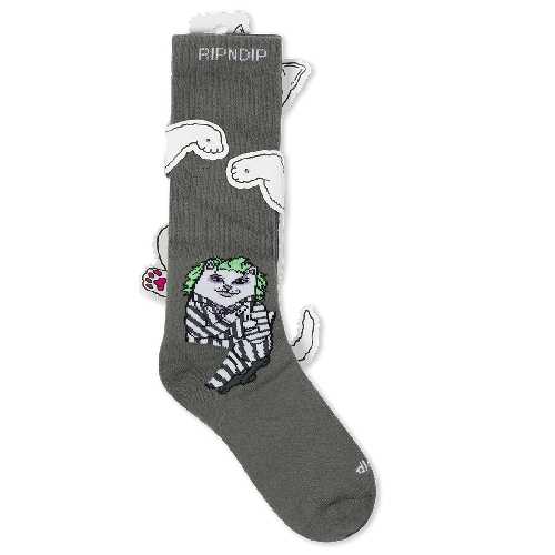 Ripndip BUG DRANK NERM SOCKS Charcoal