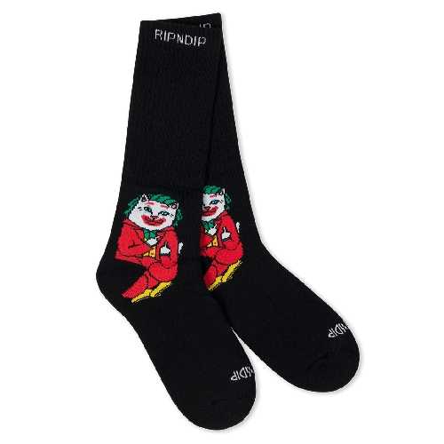 Ripndip WHY SO NERMALY SOCKS Black