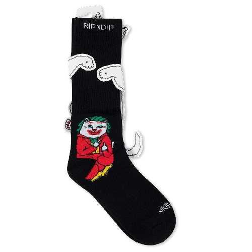 Ripndip WHY SO NERMALY SOCKS Black