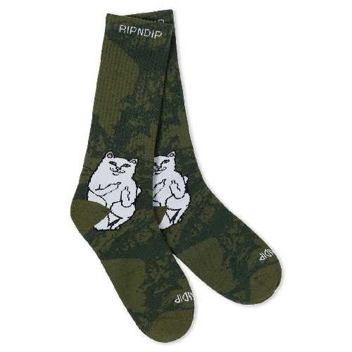 Ripndip LORD NERMAL SOCKS Forest Camo