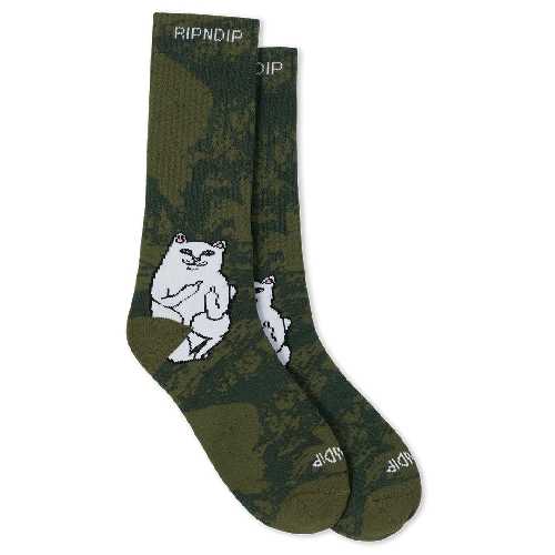 Ripndip LORD NERMAL SOCKS Forest Camo