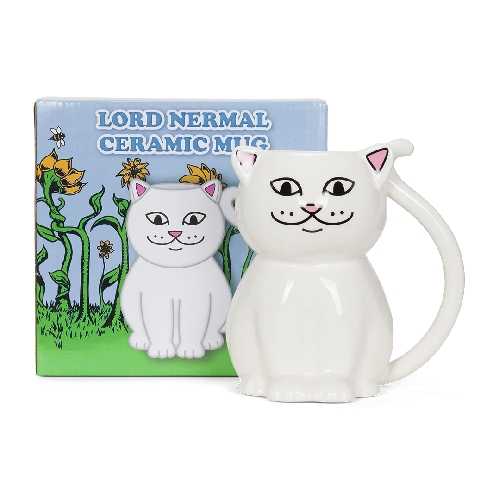 Ripndip LORD NERMAL CERAMIC MUG White