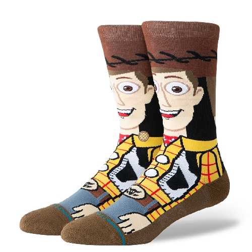 STANCE WOODY CREW SOCK Brown
