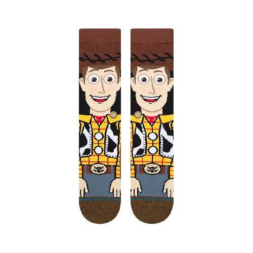 STANCE WOODY CREW SOCK Brown