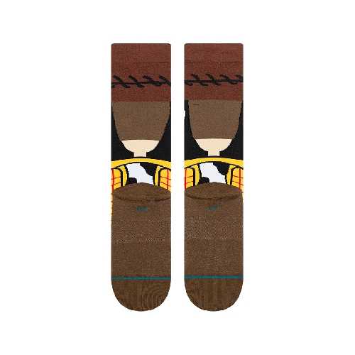 STANCE WOODY CREW SOCK Brown