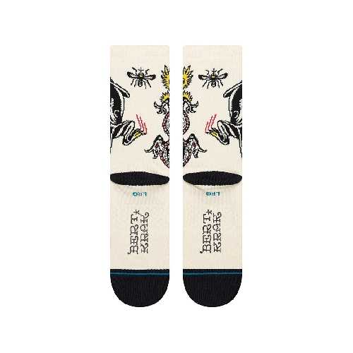 STANCE BATTLE CREW SOCK Cream