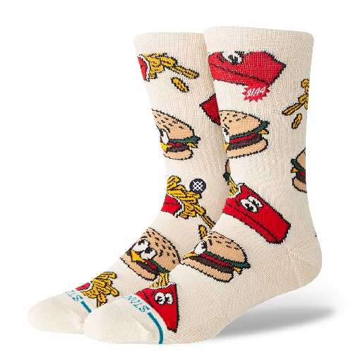 STANCE COMBO MEAL CREW SOCK Tan