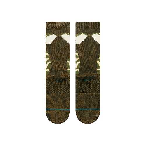 STANCE STRIPE GREMLINS CREW SOCK Dark Green