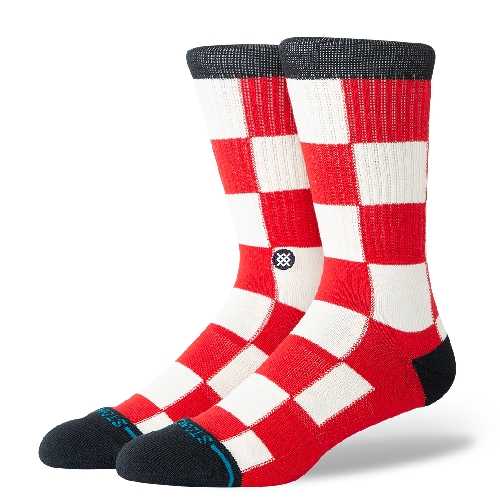 STANCE CHATURANGA CREW SOCK Red