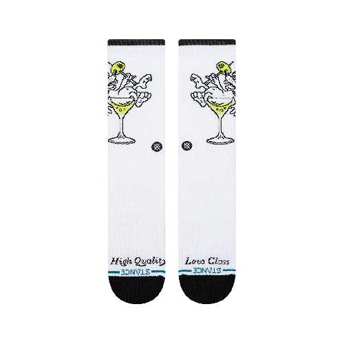 STANCE HIGH QUALITY LOW CLASS CREW SOCK White