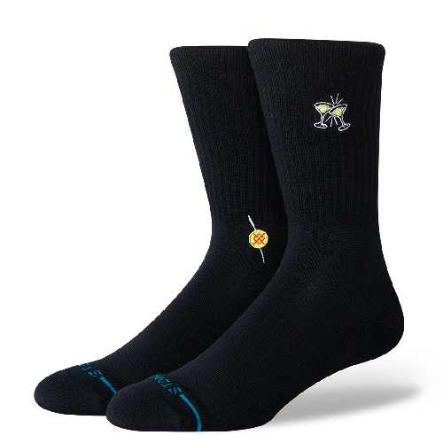 STANCE EXTRA DIRTY CREW SOCK Black