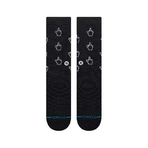 STANCE CURSOR CREW SOCK Black