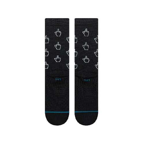 STANCE CURSOR CREW SOCK Black