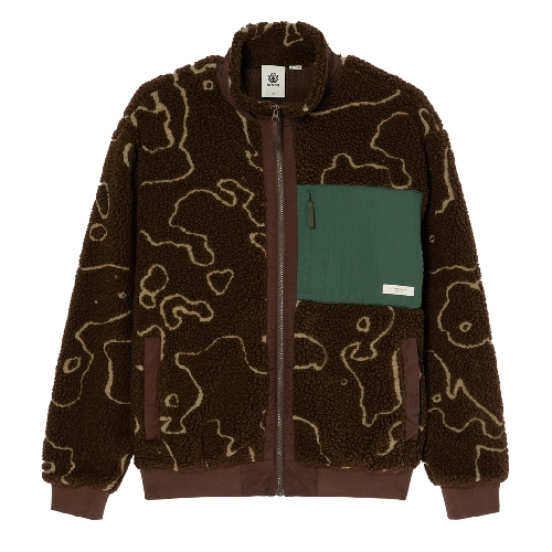ELEMENT OAK SHERPA JACKET java lines