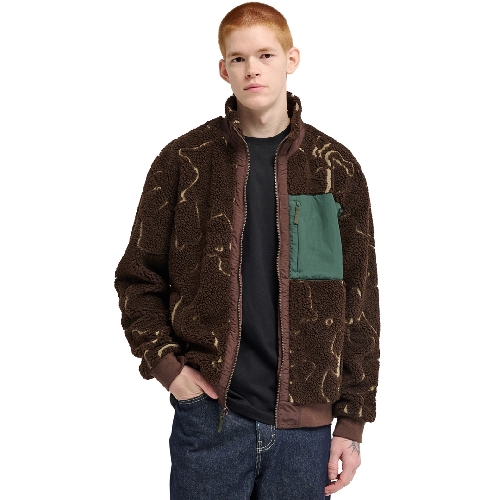 ELEMENT OAK SHERPA JACKET java lines