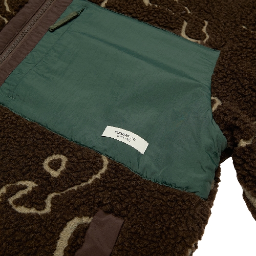 ELEMENT OAK SHERPA JACKET java lines