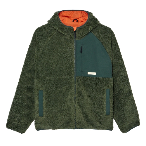 ELEMENT WOLFE SHERPA JACKET bronze green