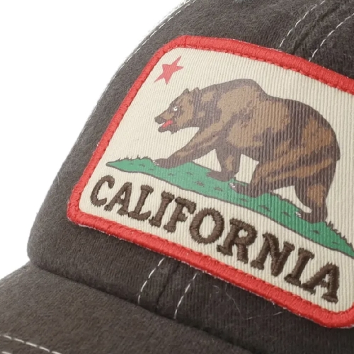 AMERICAN NEEDLE CALIFORNIA ORVILLE CAP Black White