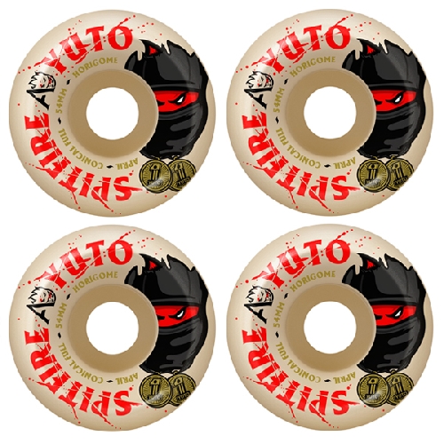 SPITFIRE F4 APRIL YUTO CONICAL FULL WHEELS 54mm 99a