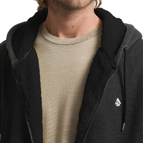 VOLCOM SINGLE STONE LINED ZIP Heather black 
