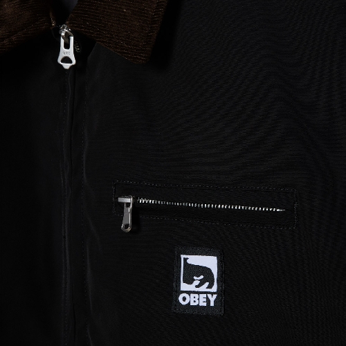 OBEY ELYSIAN JACKET Black