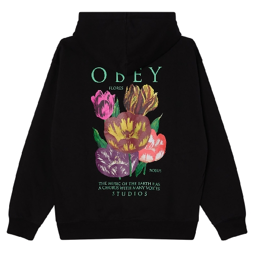 OBEY FLORES ROBUS HOOD Black
