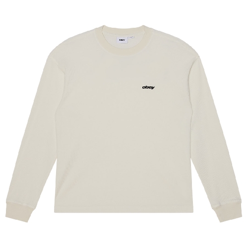 OBEY LEAGUE THERMAL LS TEE Dusty chalk